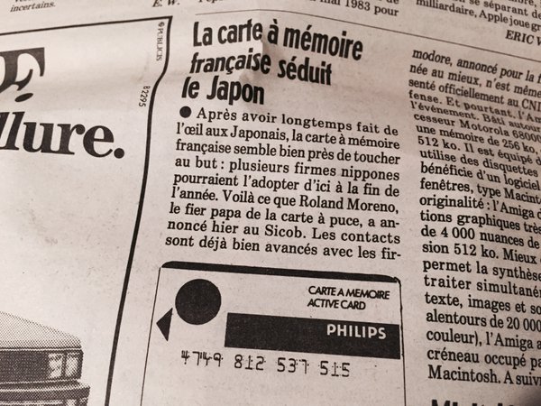 Le Japon s'intéressait à notre carte à puce #Madeleineproject https://t.co/MWO2ypRpKR